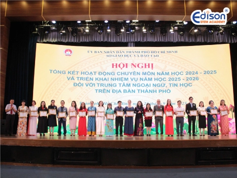 TRUNG TÂM NGOẠI NGỮ TÍCH HỢP ĐẠT THÀNH TÍCH XUẤT SẮC TRONG HOẠT ĐỘNG CHUYÊN MÔN NĂM HỌC 2024 - 2025